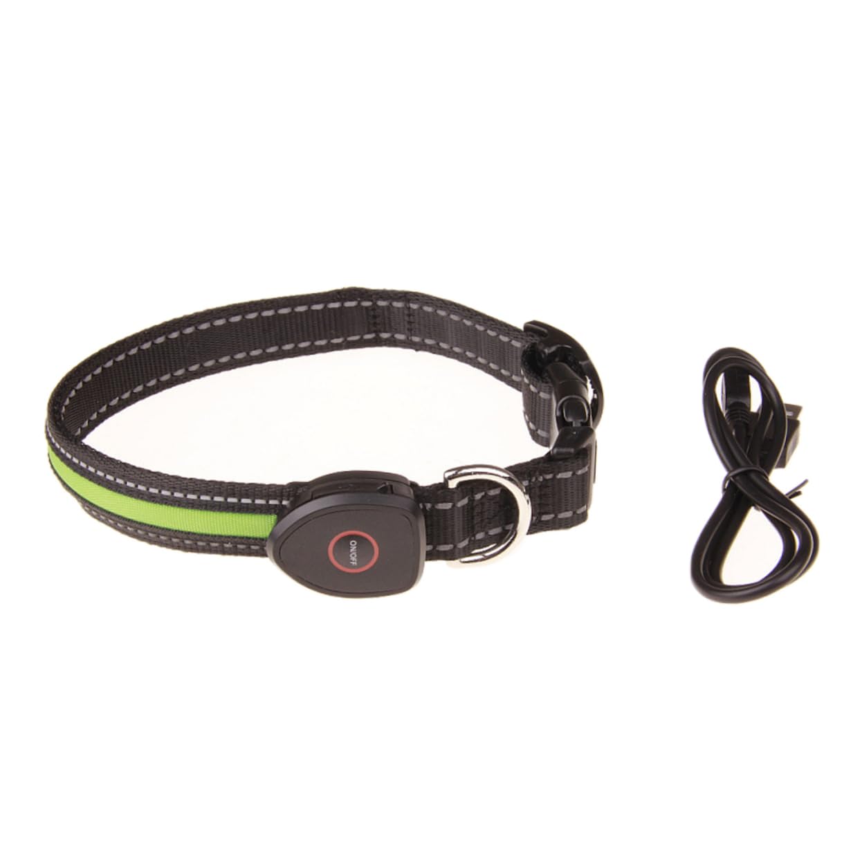 YARNOW 3 Pièces Collier Lumineux pour Colliers LED pour Chiens éclair réglable pour Animaux de Compagnie Un col Lumineux de Briller Anneau de chaîne