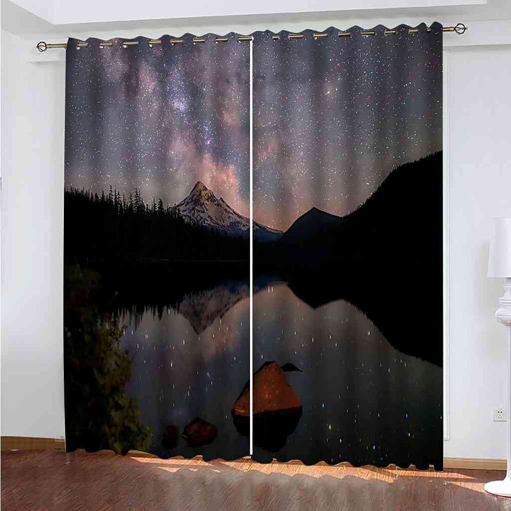 Rideaux de fenêtre occultants polyester pour isoler la cuisine et la chambre