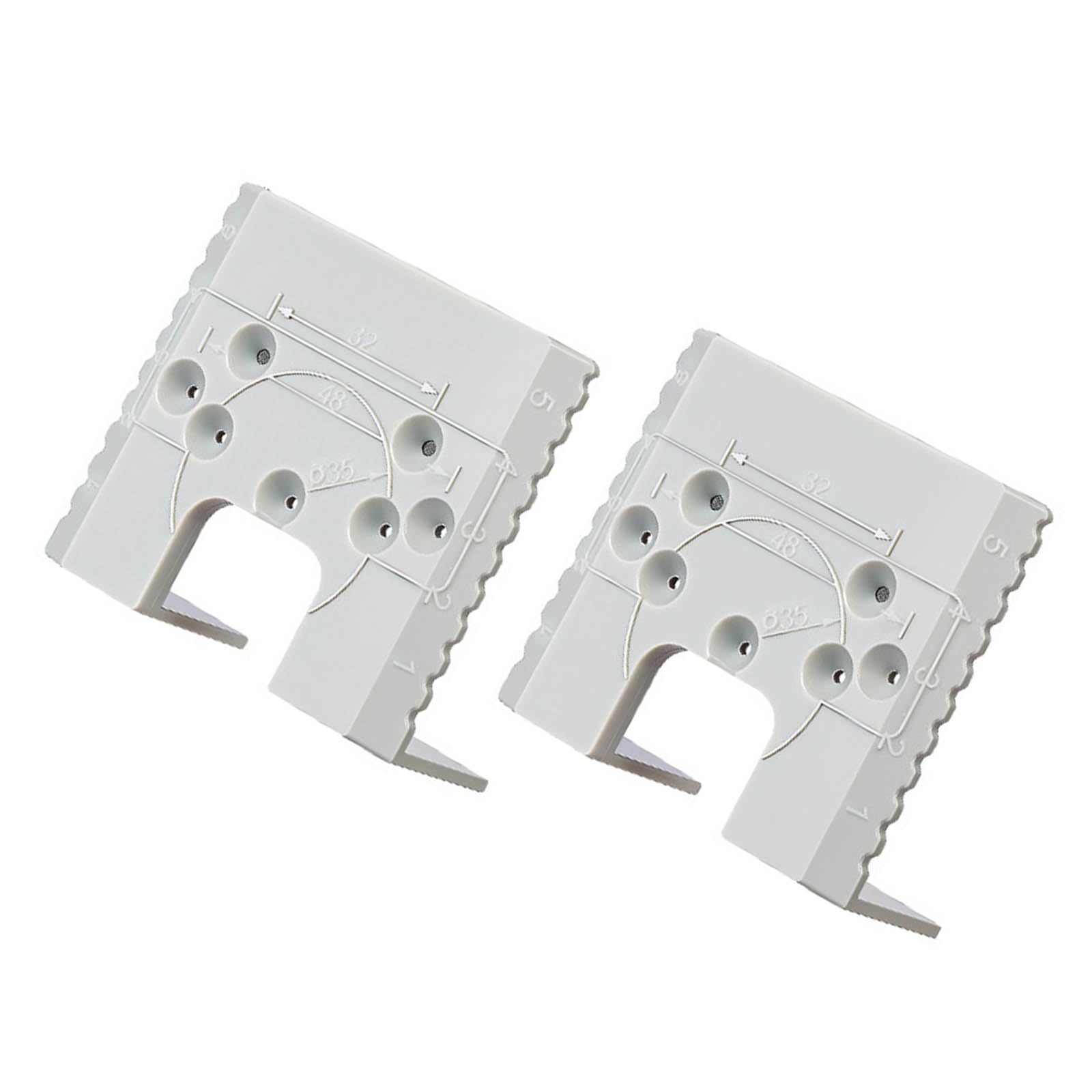 Elnwnnkc 2Pcs Door Jamb Hinge Jigs Retainer Cabinet Door Installation Point Fixed Plate For Pocket Drawer Garage Home Enduring Woodworking Panel Hinge Jigs Tool