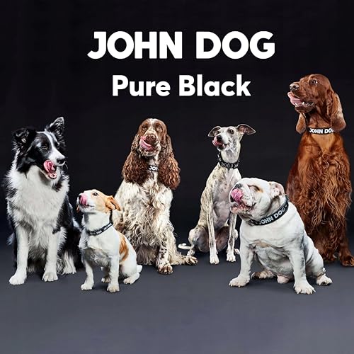 JOHN DOG Hundenassfutter Pure Black Ziege - Premium Getreidefreies Hundefutter mit 96% Fleisch - Monoprotein Nassfutter für ausgewachsene Hunde 6 x 400g