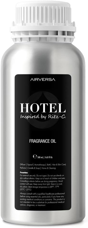 Airversa Diffuser Oil, Fragrane Oil, Inspired by Ritz-C. 16.91 Fl Oz | 500 mL