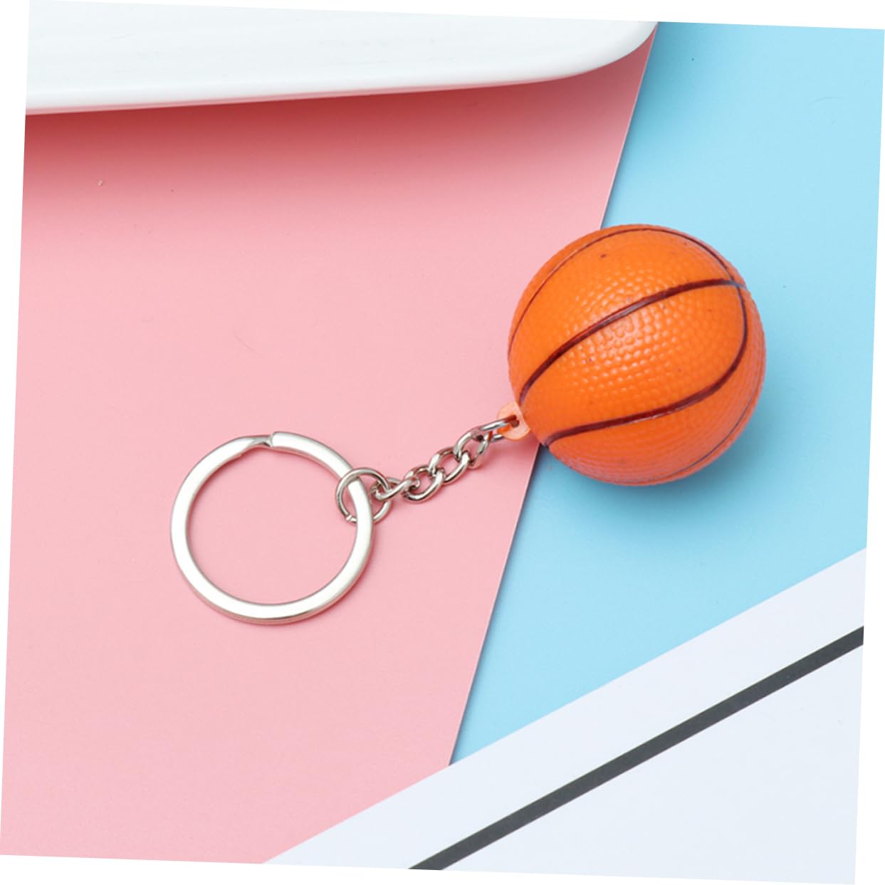 GALPADA 40pezzi Portachiavi Mini Pallone Basket Gialli Souvenir Per e Giocatori Per Compleanni e Speciali