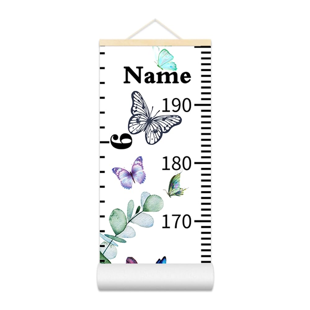 Personalized Growth Chart for Kids, Baby Height Chart with Custom Name, 77