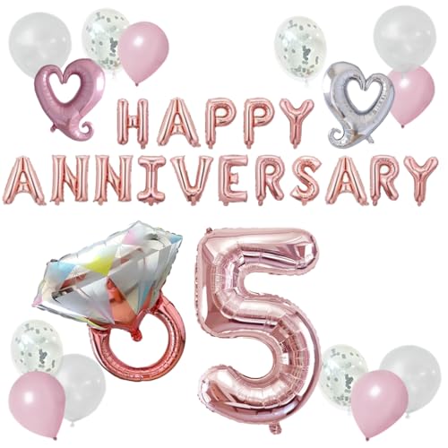 �n�b�s�[�A�j�o�[�T���[ ���N �v���|�[�Y�C�x���g �T�v���C�Y �Z�b�ghappy anniversary ���� �傫�� �o���[�� ���D ��l �X�� ���� ���� �o�[�X�f�[ �p�[�e�B�[ �A���~�o���[�� (5�i�s���N�����O�j)