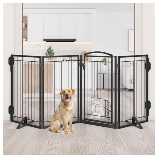 Durable Metal Free Standing Dog Gate