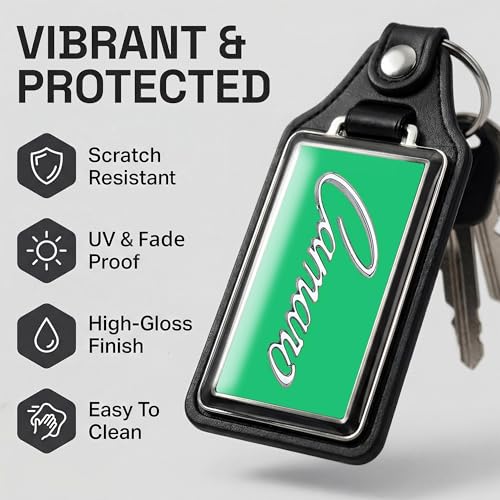 Image of Brotherhood Car Key Chain for Camaro - Classic Models Keychain for Men and Women Gift Key Ring - -