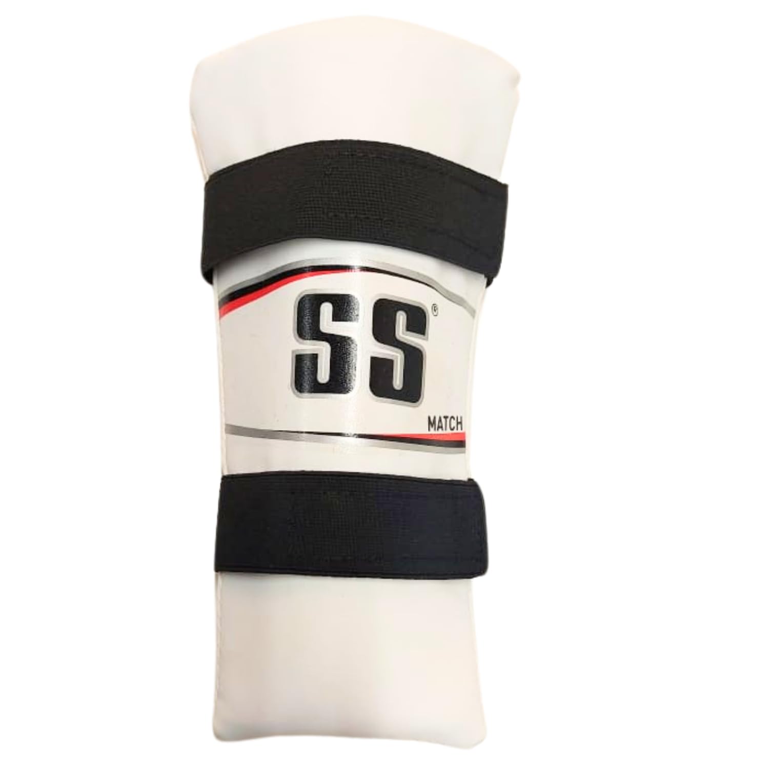 SS Match Elbow Guard – White/Red | Lightweight Cricket Arm Protection with Dual-Density Foam & Adjustable Straps | Ideal for Batsmen (Adult)-picture-26