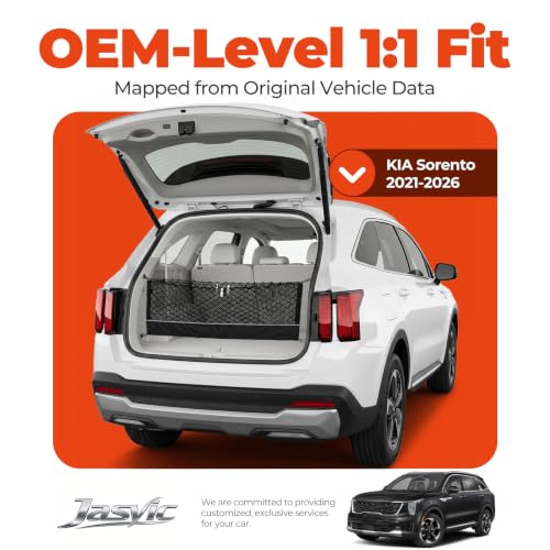 Image of 3-Layer Cargo Net for Kia Sorento 2021-2026, Zoned Storage Trunk Net
