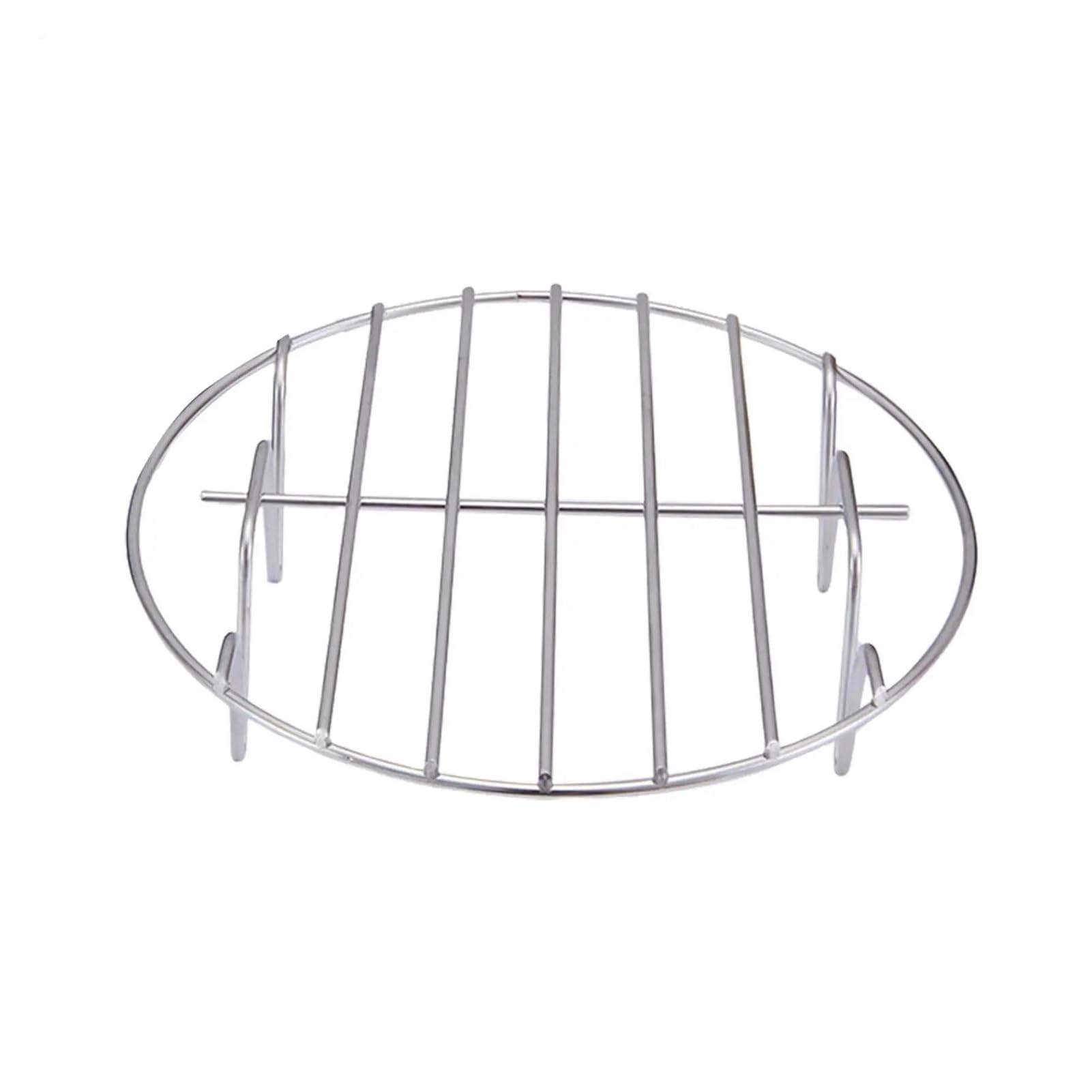 Grille de cuisson en acier inoxydable for ustensiles cuisine : support for casseroles, poêles, friteuse à air chaud, grill, etc(8 inch)