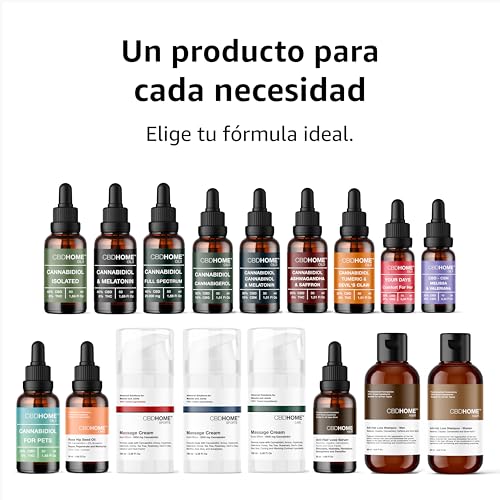 Cbd Home Oils - Olio Con Cbd Full Spectrum Al 10% - 50 Ml - Formula Con 5.000 Mg Di Cannabidiolo - Base Di Cocco E Semi Di Canapa Biologica - Formula Certificata - Con Omega 3-6-9 - Prodotto Ue - 9