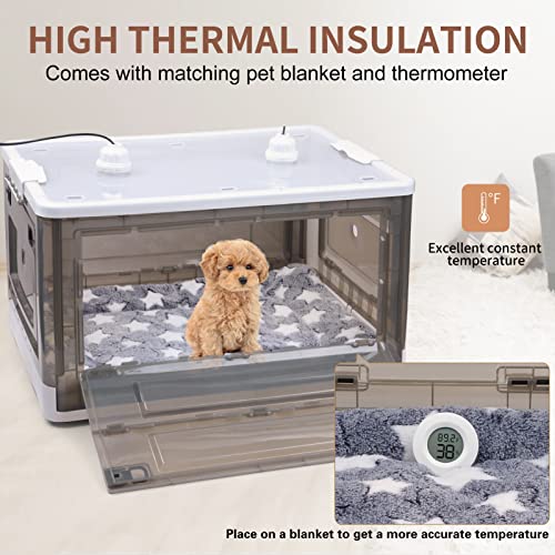 HKDQ Puppy Incubator,Puppy Incubator with Heating, Large PET Brooder Nursery, Kitten Incubator,Incubator for Puppies… - Image 5