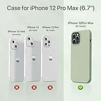 Vista 239 de Miracase Funda diseñada para iPhone 13 Pro Max con protector de pantalla, [forro de microfibra suave antiarañazos], funda protectora de silicona