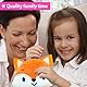 KRAFUN Einhorn-Nähset für Kinder ab 7 Jahren, 3 Anfänger-Stofftierpuppen (Panda, Fuchs, Einhorn), Plüschfilz, Anleitung, Namensschilder, Wiederverwendbare Box, Lernspielzeug
