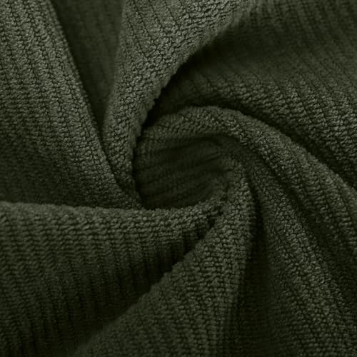 Sweatpants for Men Open Bottom Straight Leg Pants Fashion Comfy Corduroy Wide Leg Slacks Drawstring Waisted Trousers3