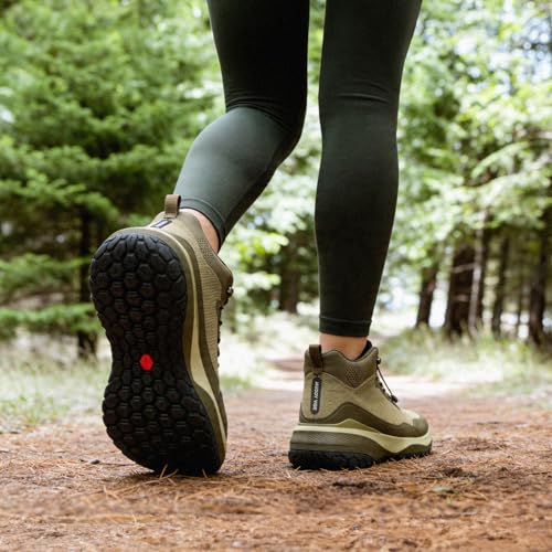 Image of Women's Hiking Boots Waterproof Lightweight Trail Shoes Zn-30 | Lightweight Feel, Easy to Wear, Modern Outdoor Style, Mid-cut Supportive Fit, Comfort for Walking & Travel