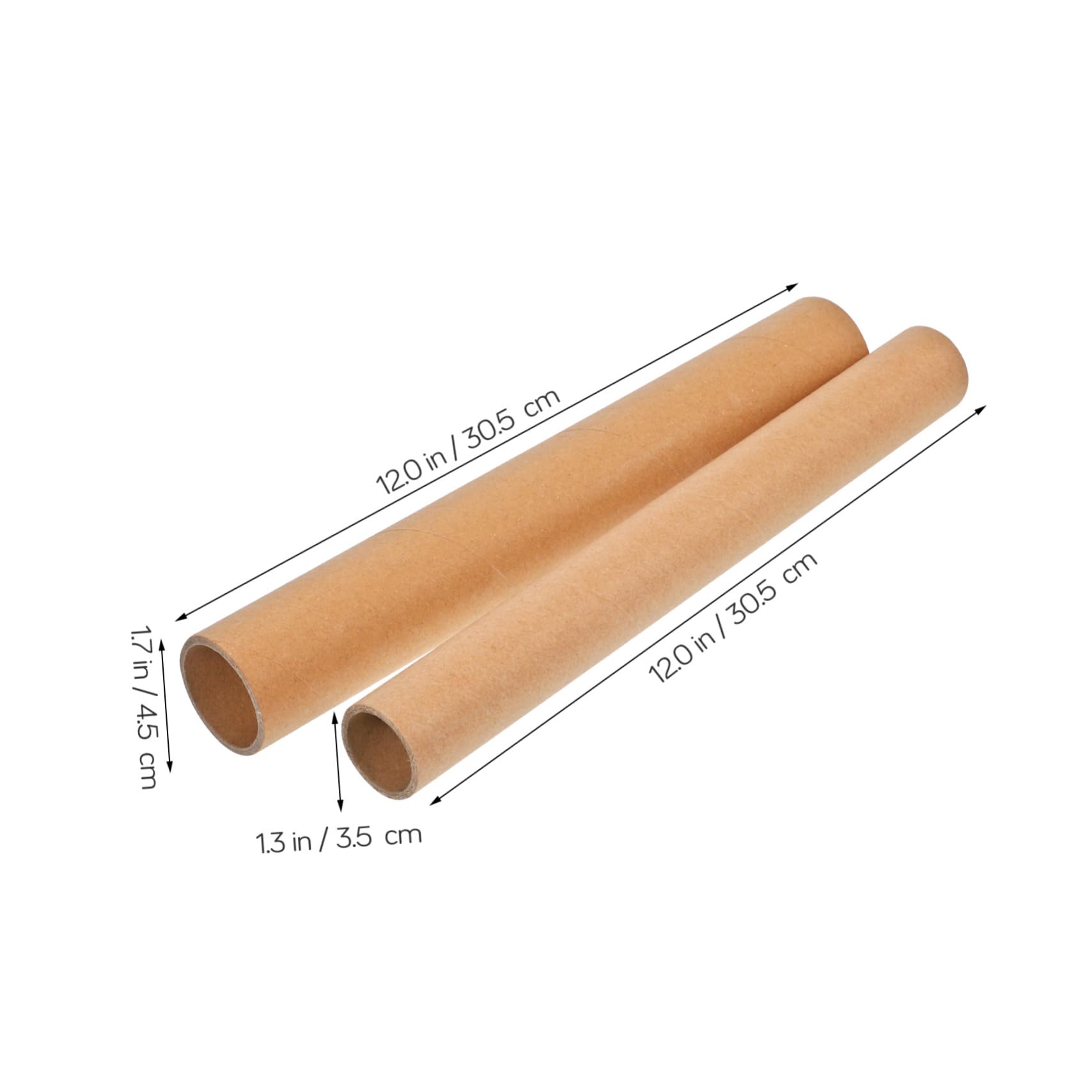 OSALADI Tubes D'Expédition Ronds En Papier Kraft 20 Pièces Pour L'Expédition L'Expédition Et L'Artisanat - Cylindres En Papier Pour Le Rangement Et L'Organisation À