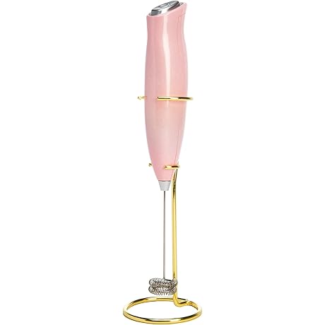 Paris Hilton Pink Milk Frother for the Perfect Foamy Drink