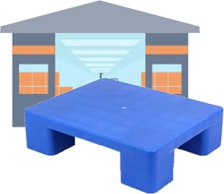 Stapelbare Kunststoffpaletten - wasserdichte und feuchtigkeitsbarriere, verschachtelbare Transportlösung für Lager und Supermarkt