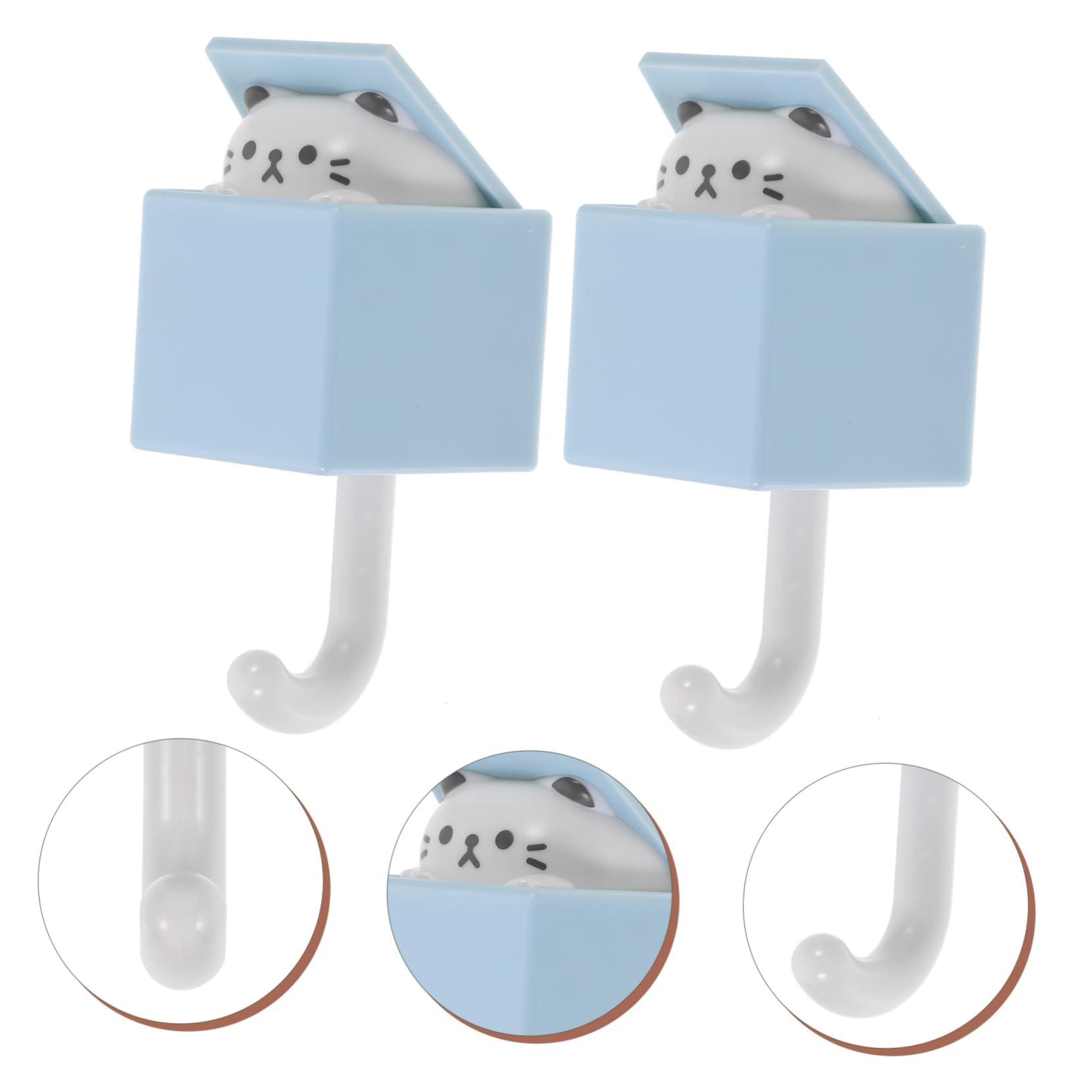 NUOBESTY Perchero Sin Perforaciones No Ser Doble Percha El Secado Colgador De Toallas De Baño Gancho De Toalla Ganchos Para Toallas De Pared Gancho De Baño El Plastico 2 Piezas X 4