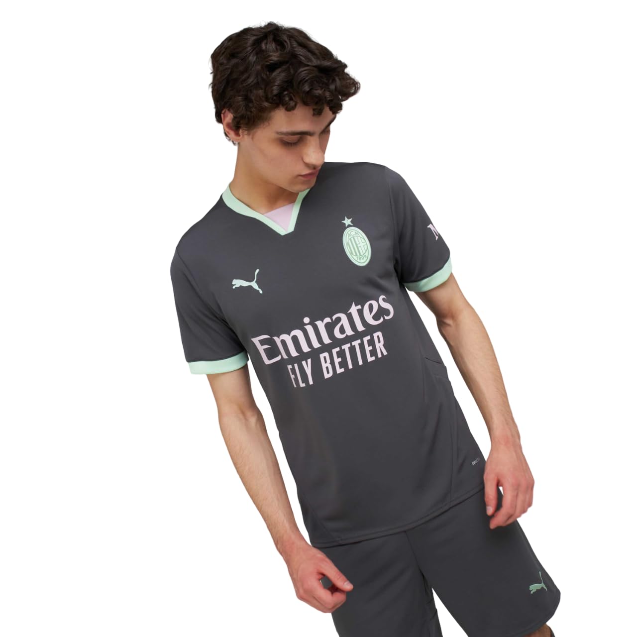 AC Milan Maglia Gara Calcio, Stagione 2024/25, Unisex, Third, L
