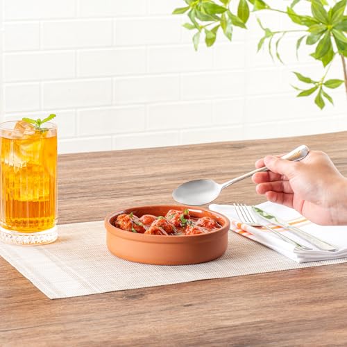 Restaurantware-Terra Tek 15.2 Ounce Terracotta Cazuelas, 2 Brown Glazed Clay Pots For Cooking - Oven-Ready, Microwavable, Terracotta Serving Pots, Dishwashable, For Cooking And Serving by Restaurantware - Image 5