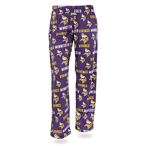 Zubaz NFL Minnesota Vikings Women's Comfy Pants, Purple, Small