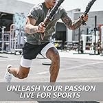 JWJ Men's 2 in 1 Workout Running Shorts 7 Inch Lightweight Athletic Gym Shorts with Compression Liner - Image 5