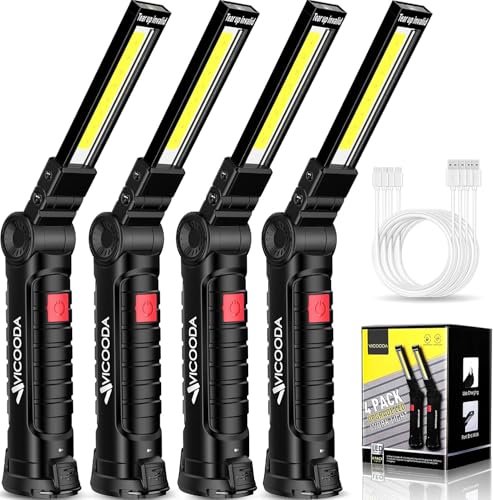 VICOODA LED Rechargeable Work Light with Magnetic...