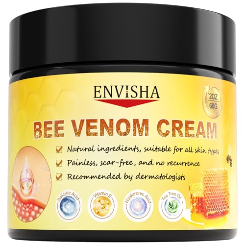 ENVISHA Bee Venom Cream, All-Body Skin Treatment, Natural Skin Moisturizer, New Bee Venom Skin Cream for All Types