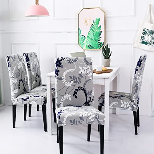 NDMMSO Dining Room Chair Covers Set of 4 Super Fit Stretch Removable Washable Dining Chair Protector Cover Seat Slipcover for Hotel Dining Room - Image 4
