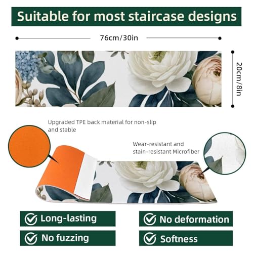 Tapis d escalier antidérapant haute adhérence pour marches intérieures