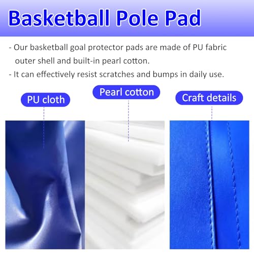 SRNSAEB Nursery School Pole Padding Wrap for Kids/Childs Anti-Collision, Basketball Hoop Round Pole Pad Fits Awnings/Light Poles, UV-Resistant Padded Post Cover Foam PU(Green,Dia (6 1/2 in))