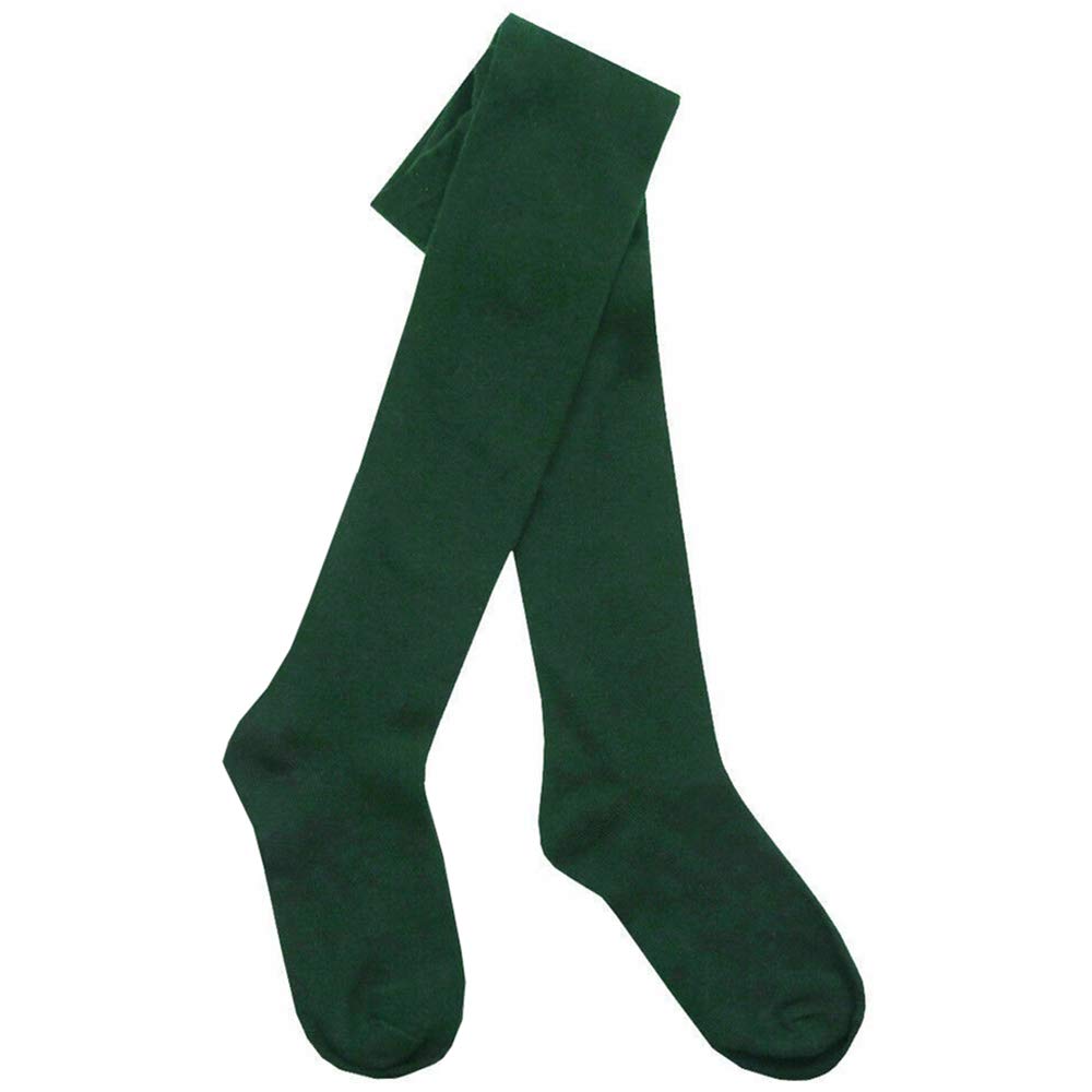 Britwear 1 x Girls Tights for School Cotton Rich Colour:Green Size:3-4 Years