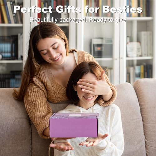 Bestie Gifts for Women, Best Friends Birthday Friendship Gift Ideas Box for Female Bff Soul Sister Bestfriend, Work Bestie Tumbler Set Self Care Get well soon 7pcs basket for Christmas, Mothers Day - Image 5