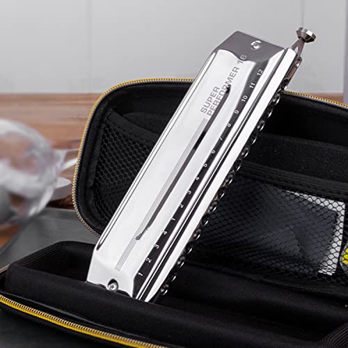 MEIeynt Harmonica, Harmonica chromatique 16 Trous, Orgue à Bouche pour Instrument de Musique pour Adultes, Joueurs… - Les Beatles, Paul McCartney, John Lennon, RIngo Starr, George Harrison MEIeynt Harmonica, Harmonica chromatique 16 Trous, Orgue à Bouche pour Instrument de Musique pour Adultes, Joueurs… – Image 3