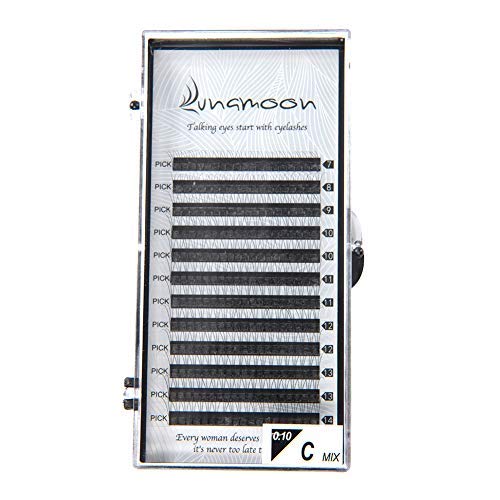 Preisvergleich Produktbild Wimpern Einzeln C Curl Wimpernverlängerung Cluster Individuelle Künstliche Augenwimpern Erweiterungs Natürlich Gefälschte Wimpern Seidenwimpern Verlängerung 0.1mm 7-14mm (0.1 C 3D)
