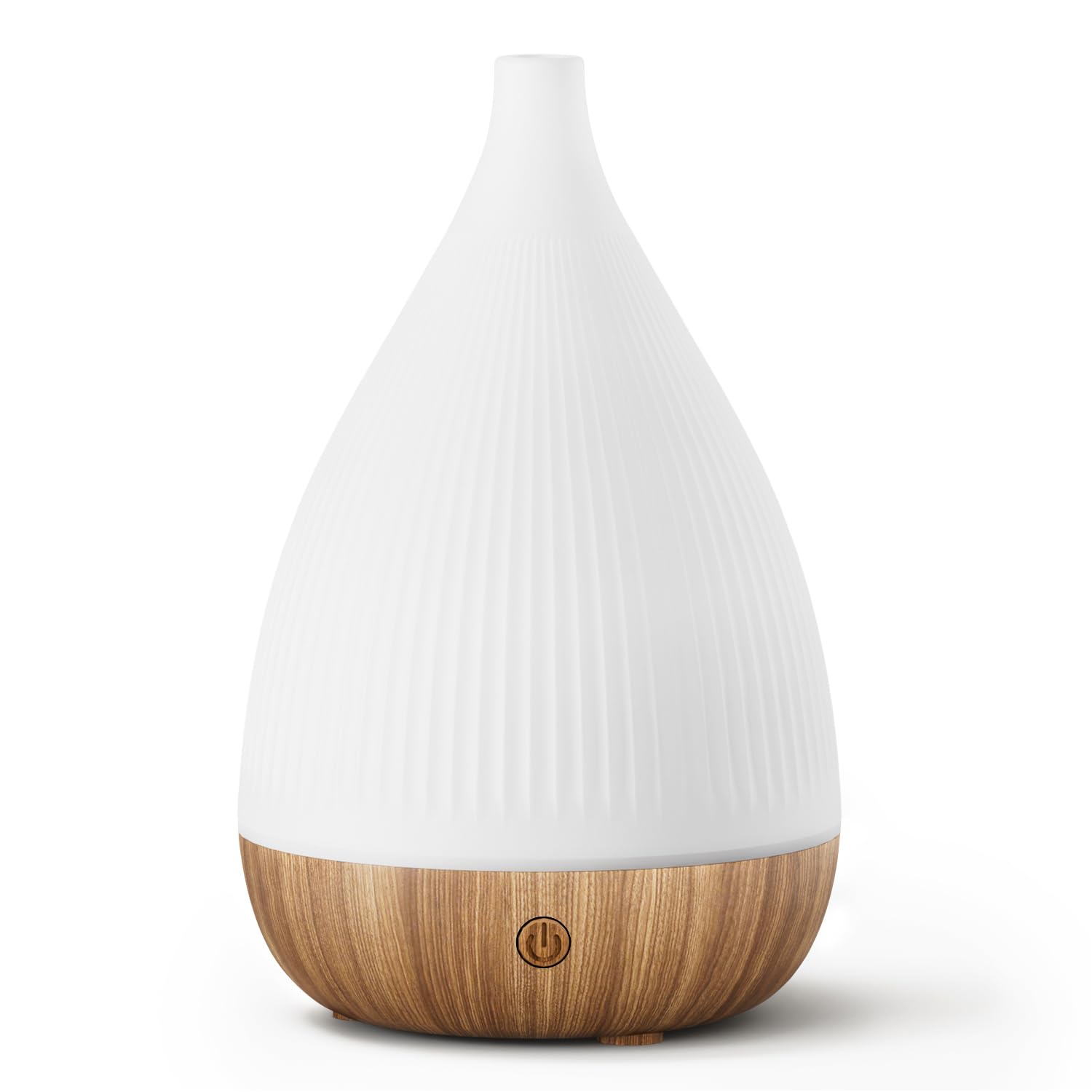 SOULORIGIN Difusor ultrasónico de aceites esenciales, difusor de aroma de fragancia para el hogar con apagado automático, luz nocturna de 8 colores y funcionamiento ultra silencioso, humidificador de