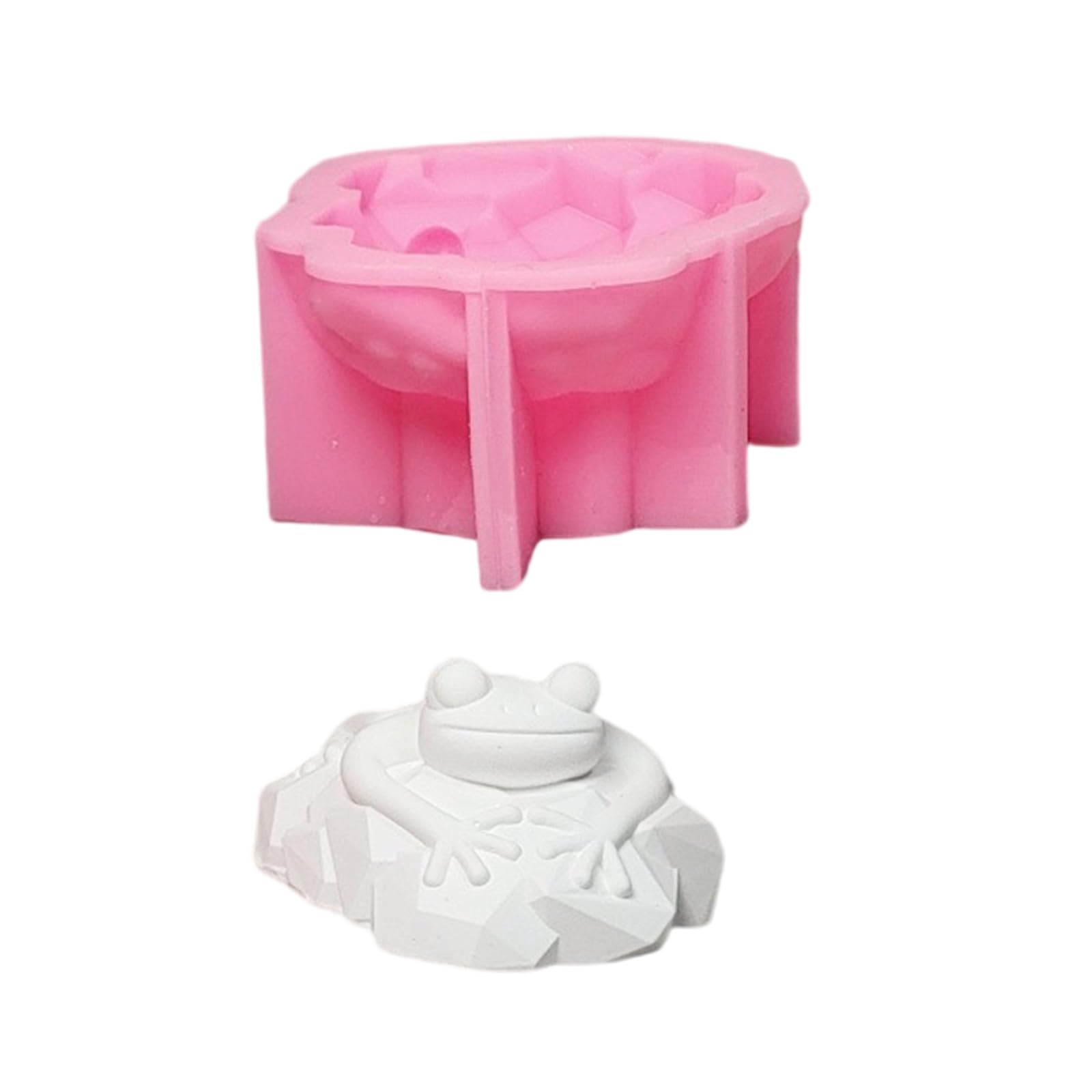 Buxuaaaa Silicone Molds Animal Molds 3D Frogs Plasters Casting Ornament Epoxy Resin Craft Supplies Lovely Animal Plasters