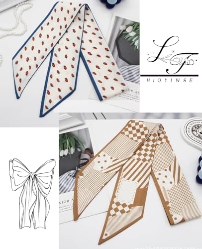 Purse Scarf Handbags For Women Skinny Hair Neck Accessories Scarves With Bag Scarfs Handle Fashion Lightweight3