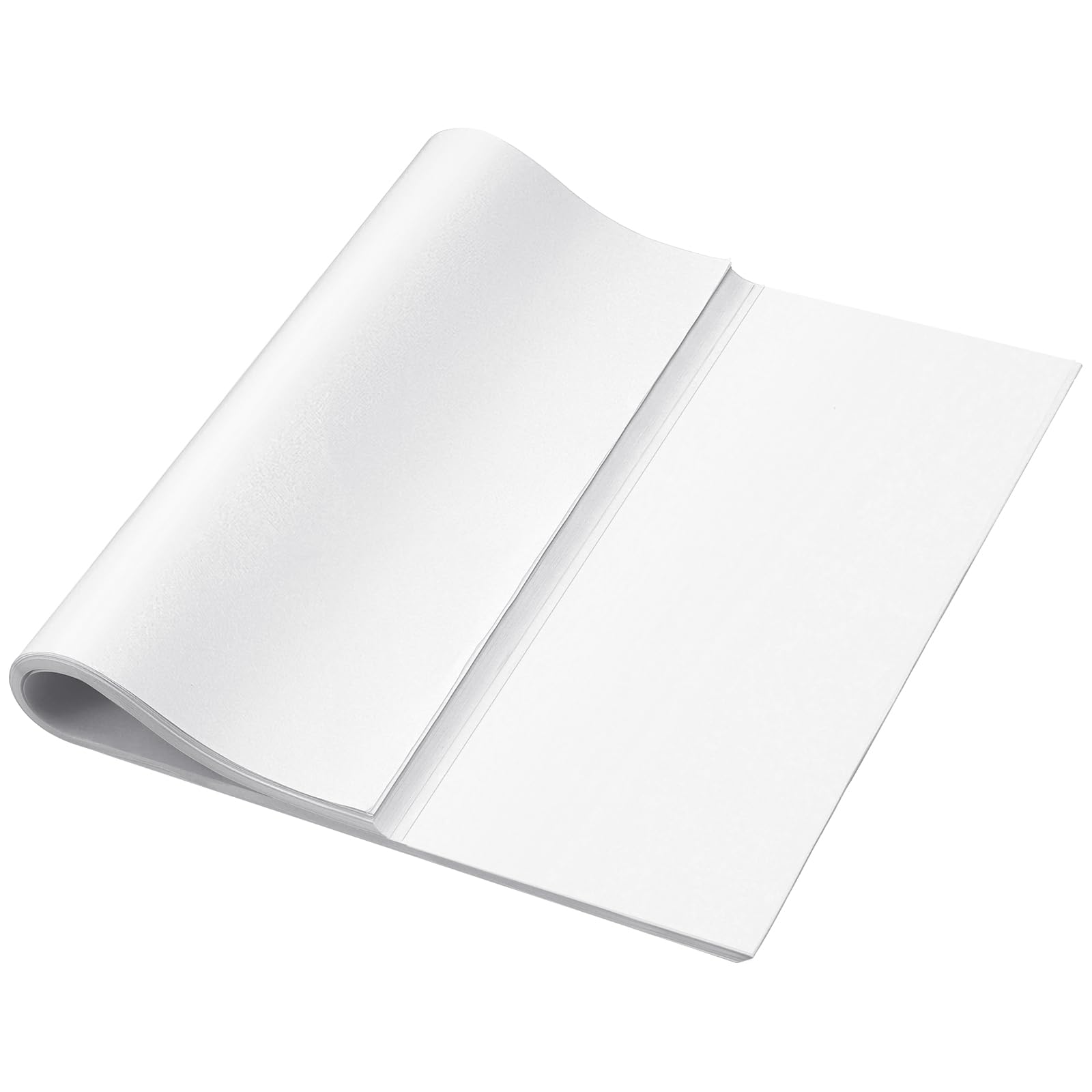 Honoson Lot de 150 feuilles de papier parchemin naturel non blanchi, 38,1 x 53,3 cm, prédécoupées, anti-adhésives, idéales pour la cuisson, les grillades, la friteuse à air et la cuisson à la vapeur