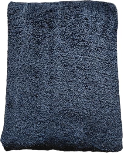 Image of Tapish Coral Fleece Baby Blanket, Plain Pattern, Grey, 75x 75 cm, Reversible