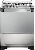 Fogão Mueller 5 bocas Decorato Inox