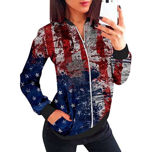 Collage Jacket Pailletten Jacke Damen Blouson Damen Damen Bomberjacke...