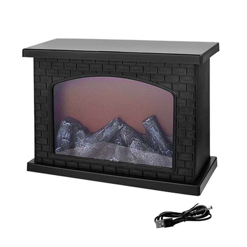 RANJIMA LED Kamin, Kaminlaterne mit Flammeneffekt, Elektrische Kamine...