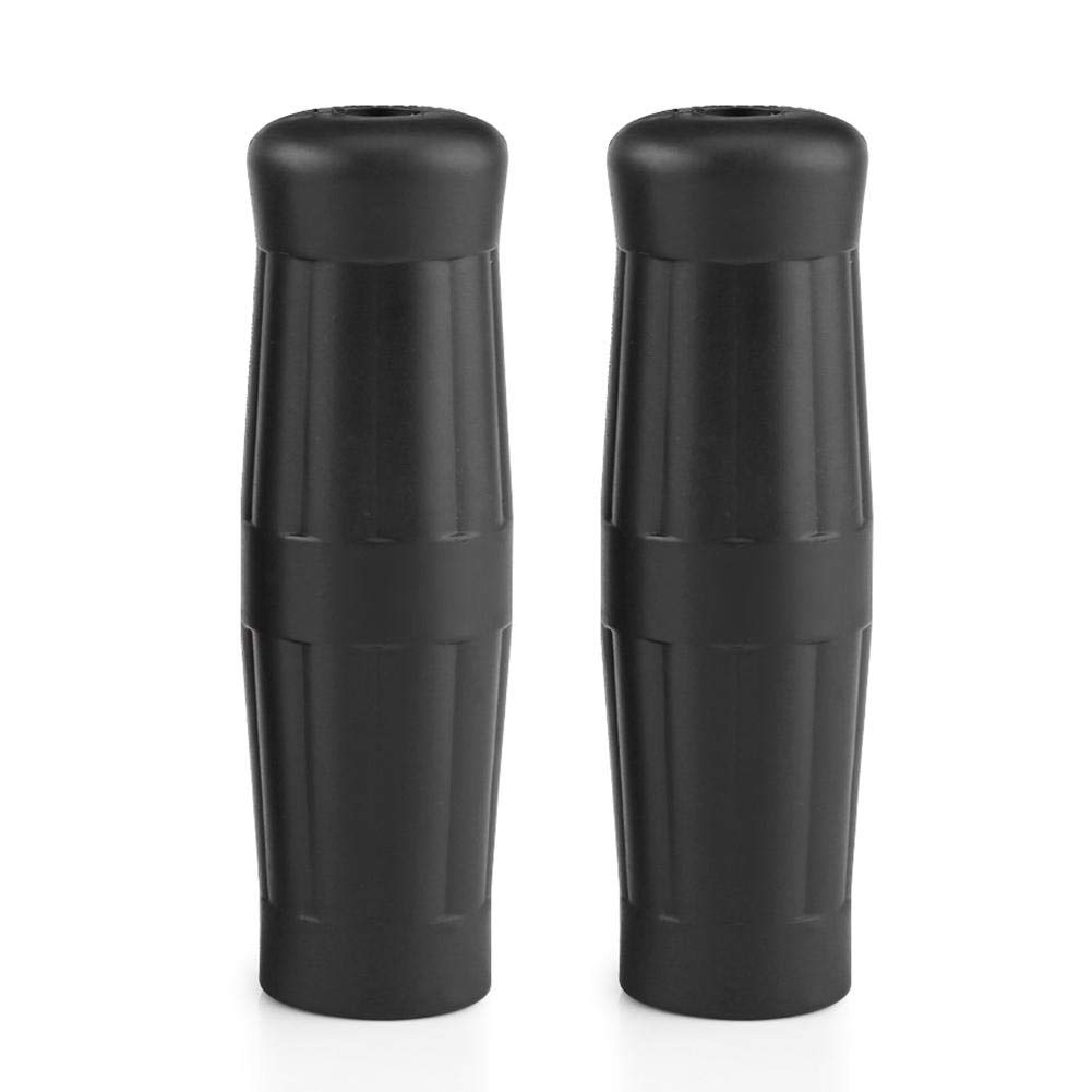 for Motorcycle Grips 1 inch Senyar Motorcycle Handlebars,Universal 1"-7/8" Rubber Bike Vintage Classic Handlebar Hand Grips Bar(Black)