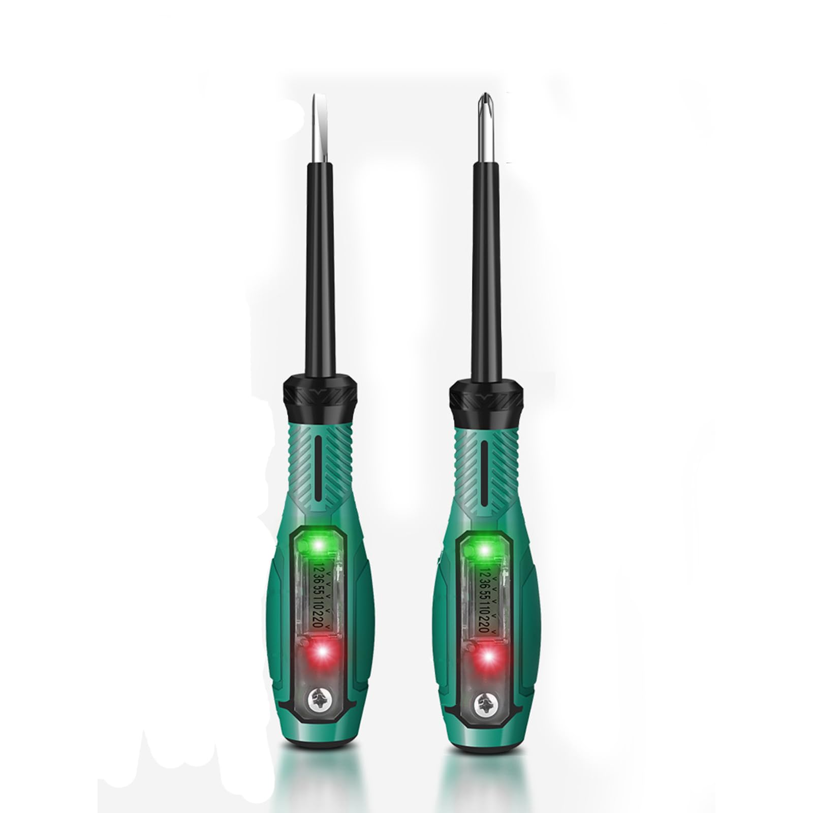 Buxuaaaa Not-Contact Voltages Tester, Safe & Efficient Electricians Tool Multifunctional Induction Electric Pen Screwdriver Digital Voltages Tester Screwdriver