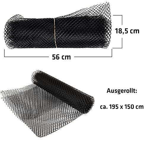 Gardigo® Wühlmausgitter I Wühlmausabwehr für Hochbeet und Rasen I 195 x 150 cm I Mäusegitter Maulwurfgitter Mardergitter… – Bild 3