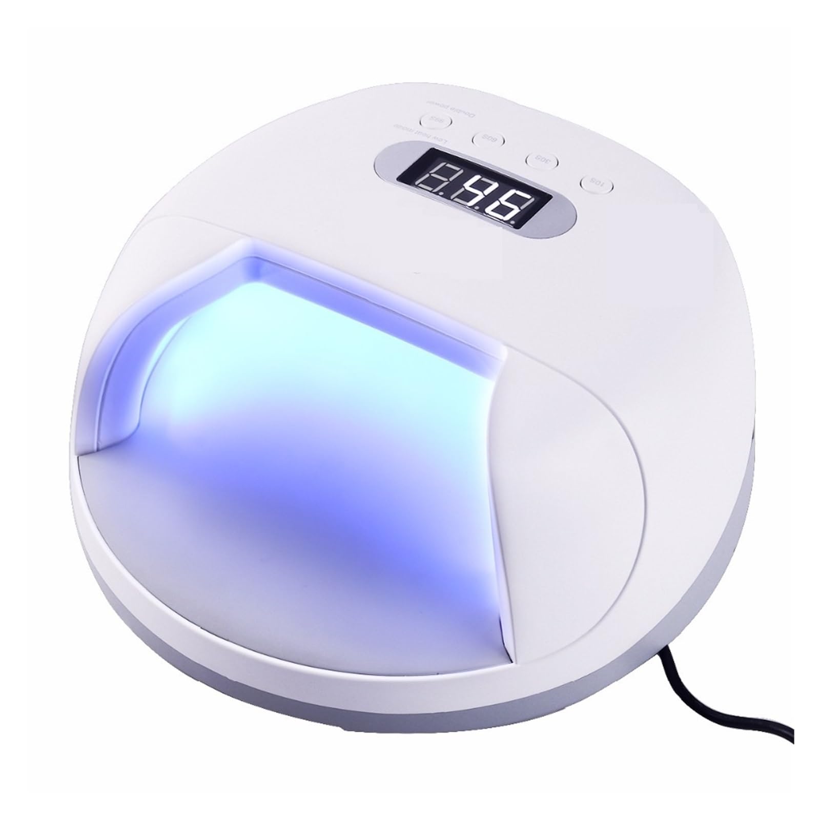 Lampa UV do paznokci, 8W LED Lampa UV do paznokci Magazynowanie energii Lampa do paznokci Podwójne źródło światła Suszarka do paznokci z inteligentną pamięcią timera i czujnikiem z baterią