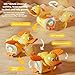 FEELGUY Crawling Duck Baby Toy Infant Sensory Runing Dancing Duck Tummy Time Toys 3 4 5 6 7 8 9 10 11 12 Babies Boy Girl 3-6 6-12 Learning Crawl Walking Toddler Gifts for 18 Months Old (Yellow)