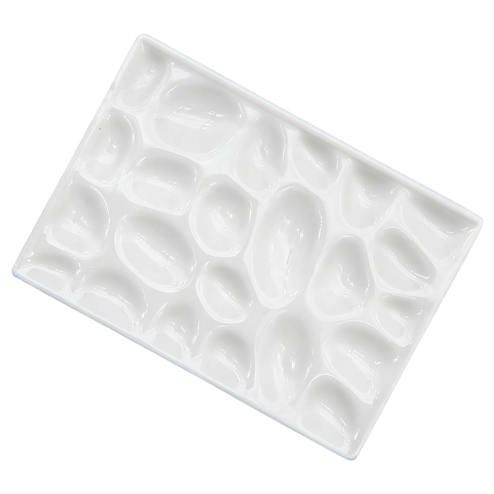 ordinarYone Safe Watercolor Paint Color Mixing Tray Paint For Art Supplies With Multiple Color Mixing Sections